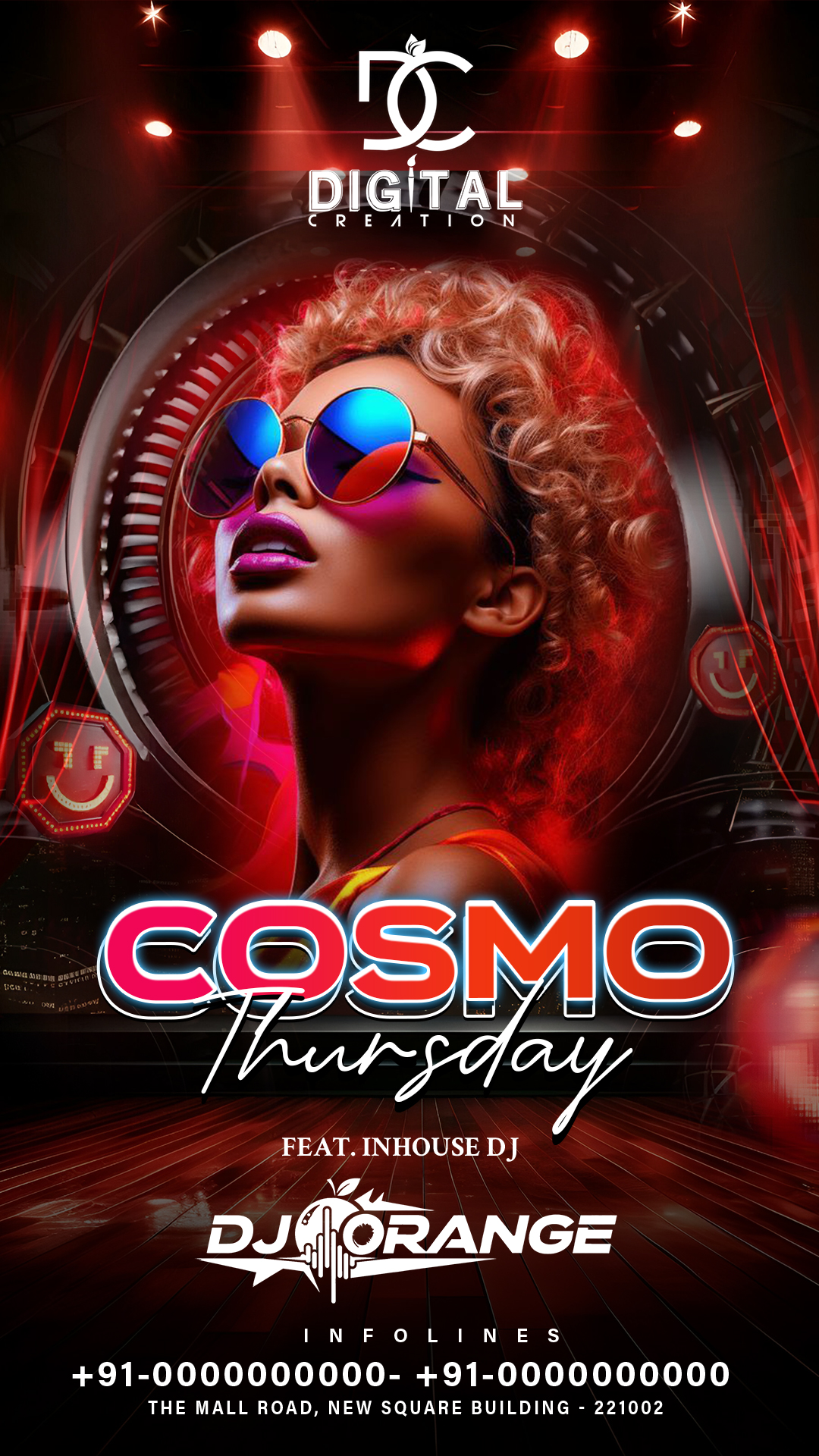 Cosmo Thursday Flyer Free PSD Download