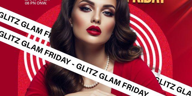 Download Free Glitz Glam Friday Night Club Flyer PSD