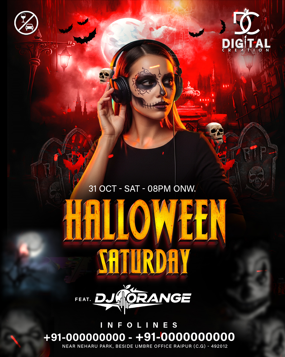 Scary & Spooky Party Templates