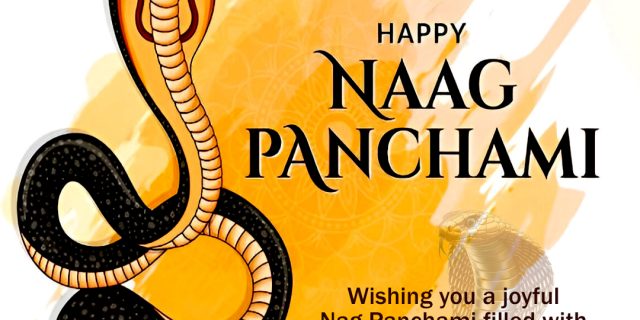 Download Free Naag Panchami Flyer PSD – Editable Template for Hindu Festival Celebration